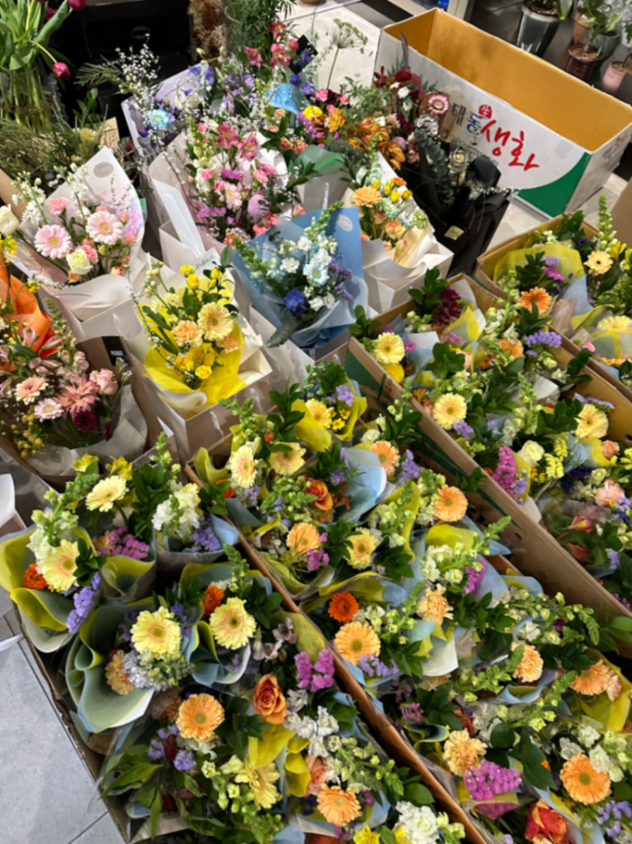 단체꽃다발 04